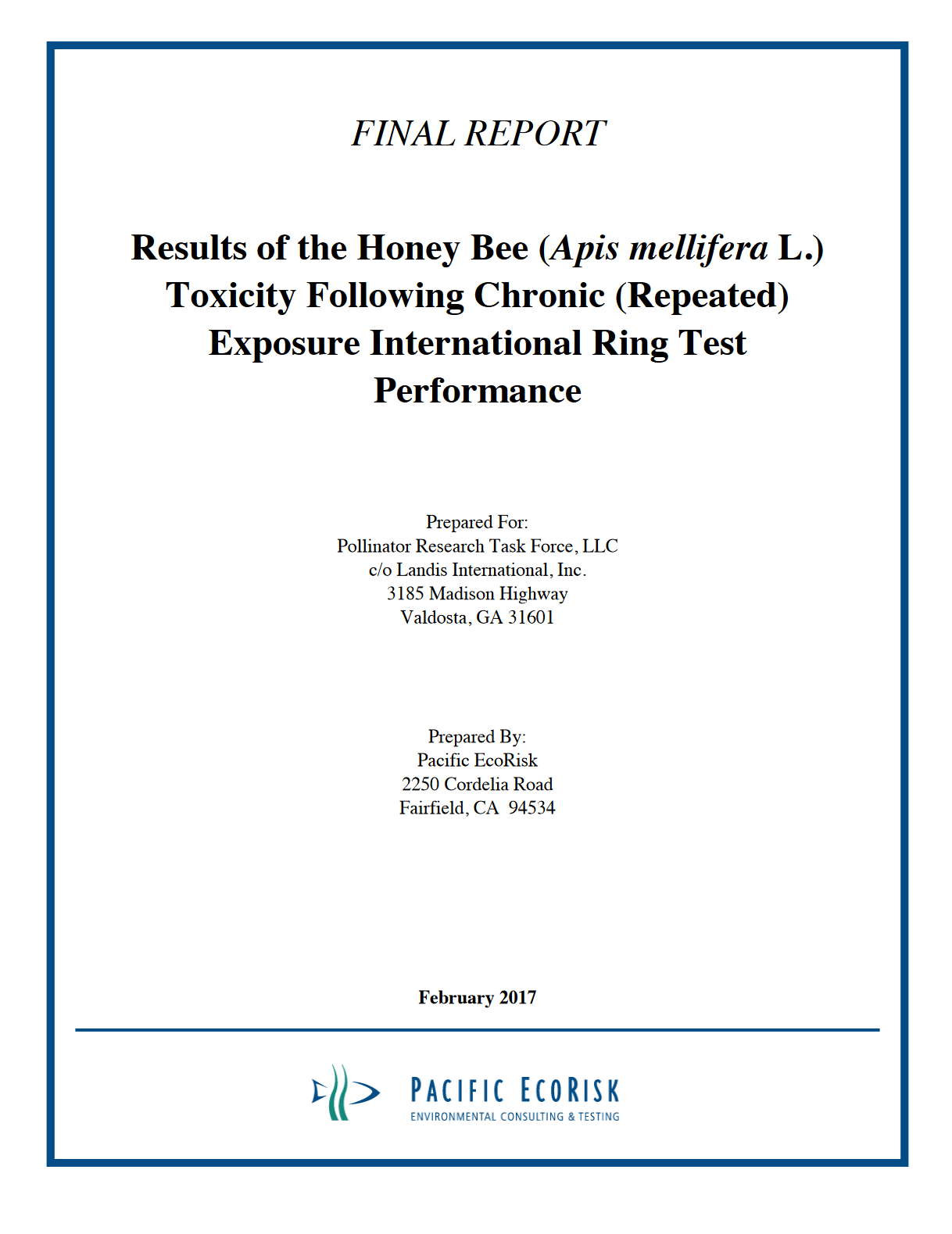 Honey-bee-toxicity-chronic-international-ring-test